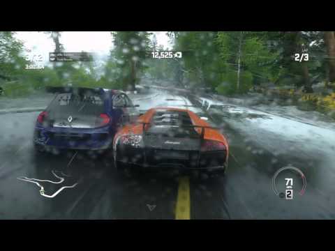 DRIVECLUB PS4 Pro Gameplay 1080p - Lamborghini MURCIÉLAGO along with Rain Physics