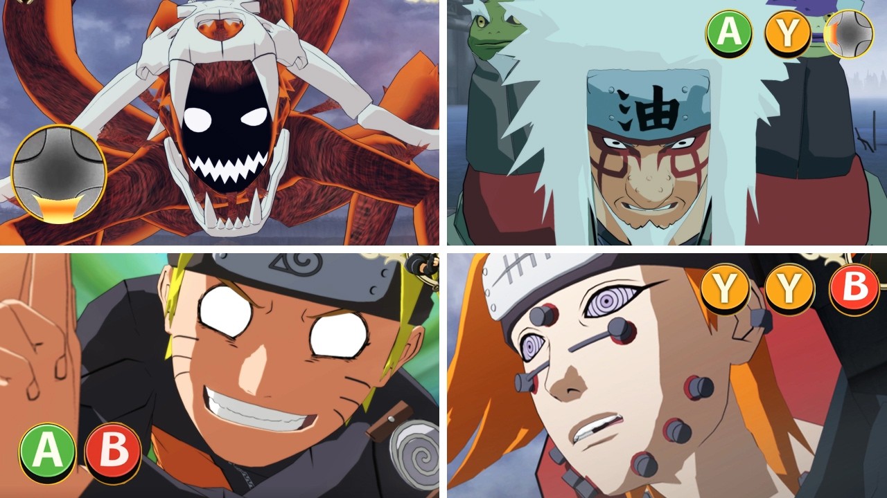 Naruto Shippuden: Ultimate Ninja Storm 2 - All Quick Time Events