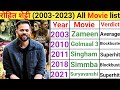 Rohit shetty all movie list  director rohit shetty all movie verdict list  rohit shetty all movies