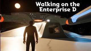 Walking on The Enterprise D