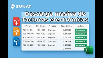 Macro para Descargar comprobantes electrónicos XML, PDF y CDR