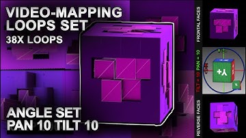 BOX Projection-Mapping loops (38 loops Angle-Set) Pan 10 Tilt 10 by DJVB