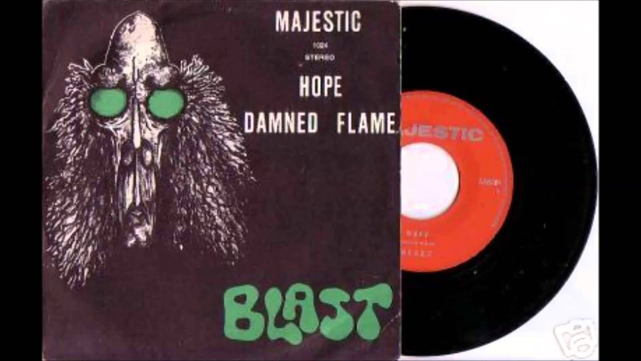 Blast - Damned Flame b/w Hope 7" (Belgium 1974)