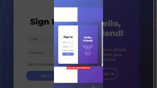 Modern Login UI 🔥 | Sign In & Sign Up Animation (Clean Design)