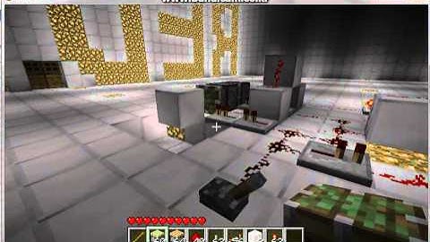 Use two pistons to push and pull a block 2m