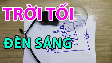 Mạch trời tối đèn sáng dùng triac
