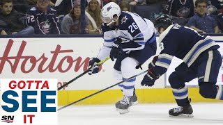 GOTTA SEE IT: Blake Wheeler Lights Up Blue Jackets With Four-Goal Performance