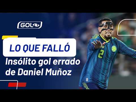 Daniel Muñoz missed a clear goal-scoring opportunity | Colombia vs Paraguay | FIFA friendly match