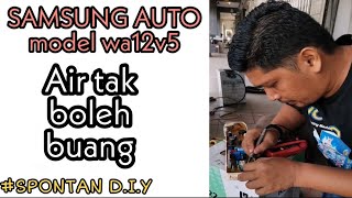 SPONTAN DIY(mesin basuh air tak boleh buang)