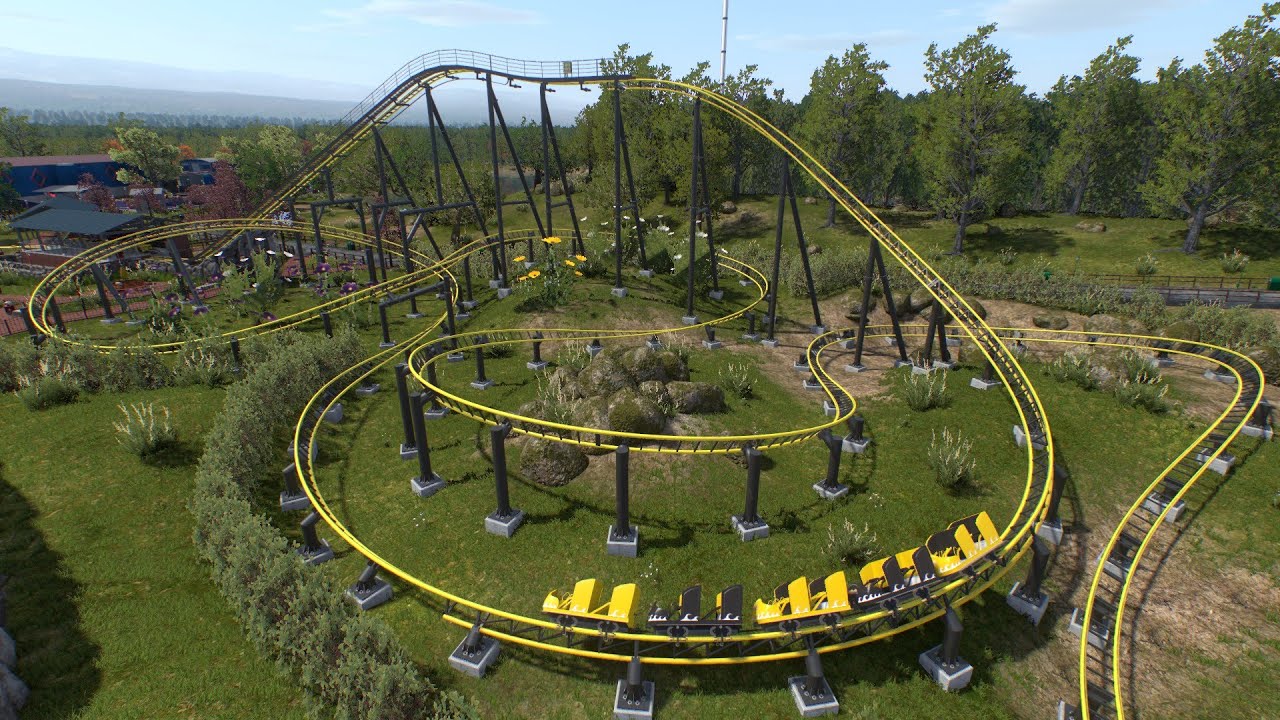 Giant's Little Bumblebee | Gerstlauer Family Coaster | OnRide & OffRide | NoLimits 2