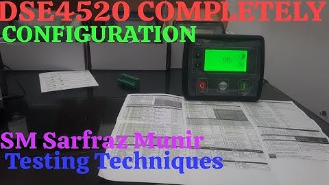 DSE4520 COMPLETELY PROGRAMME / CONFIGURE Explain Urdu in Hindi