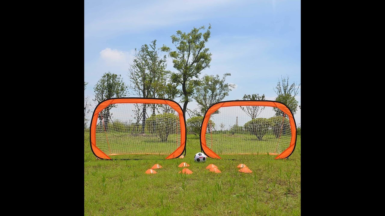 porayhut Large Size 6FT Pop Up Soccer Goal Sets,Training Soccer Goal