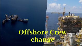 Offshore helicopter ride (Crew Change)