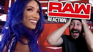 Sasha Banks Returns At Wwe Raw 81219 Reaction