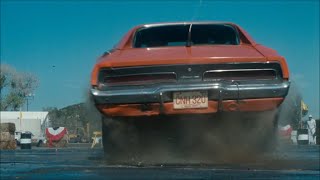 '69 Dodge Charger R/T jumps over 32 cars