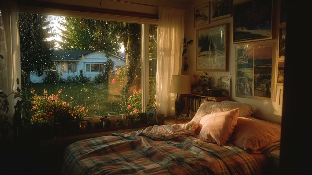 Lo-Fi Cassette Rain 🌧️ Soft Analog Bedroom Sounds for Sleep & Anxiety Relief