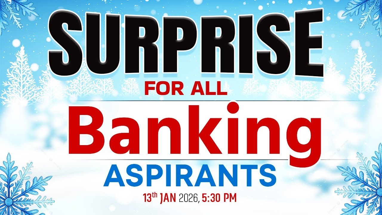 Surprise for All Banking Aspirants 🎉 | Banking Exam Preparation 2026 | Banking Wallah