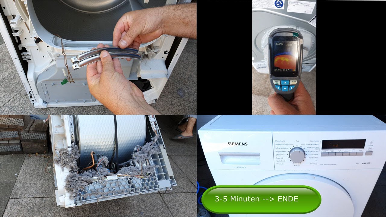 Trockner nach 2 5 Minuten fertig aber die Wäsche sind immer noch nass YouTube