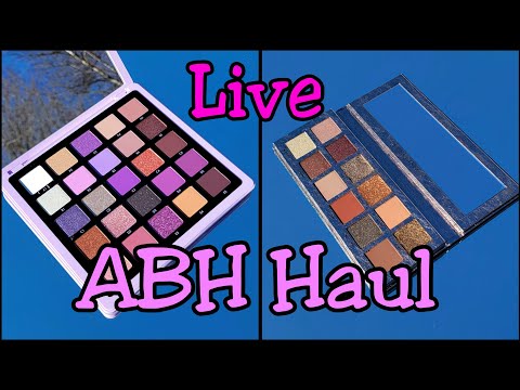 Live: ABH Haul & Swatches - Plus So Many Black Friday Sales - Lets Chit Chat @bwitch17