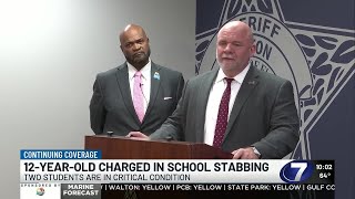 Suspect in Walton Middle School stabbing is charged with attempted murder
