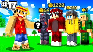 المزاد مع شباب السيرفر ( أغلى شي بعته ? ) - MineCrew #17