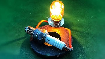 New For 2019 Free Energy Using Magnet With Spark Plug 100%