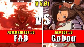 GGST | FAB (Potemkin) VS Gobou (Jam) | Guilty Gear Strive High level gameplay