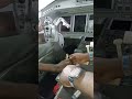 Visually Impaired Learner doing Touch &amp; Feel inside the Flight Deck at Kenya Airways.
