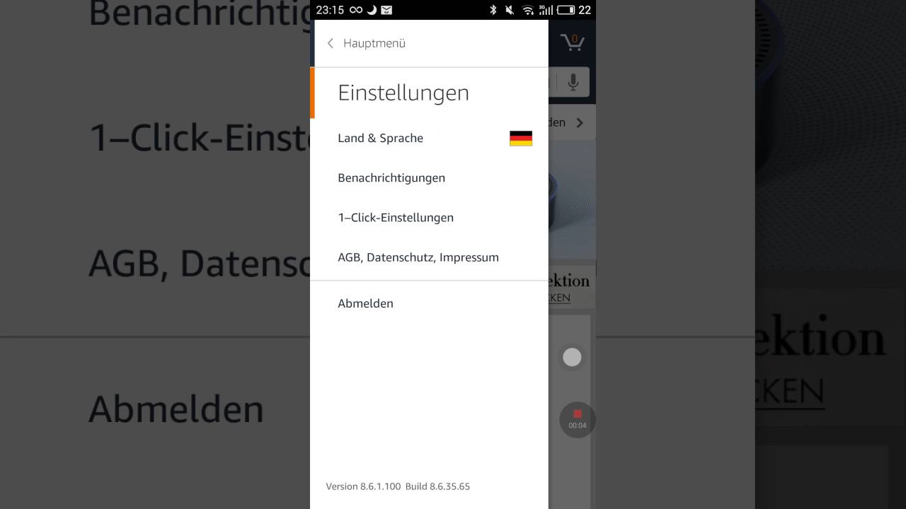 How To Change Language On Amazon Android App Youtube