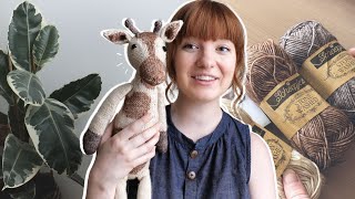 I knit my baby a stuffed animal and it couldn't be cuter!!! // chatty knitting vlog