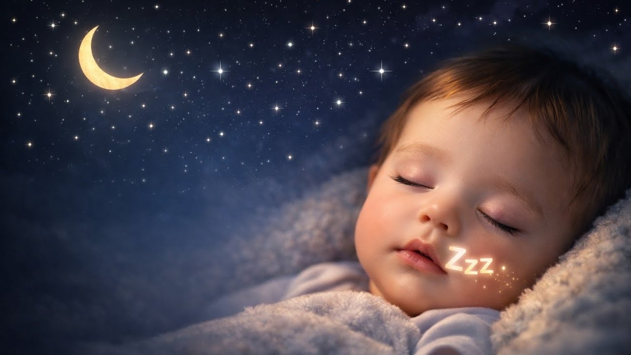 Baby Fell Asleep in 3 Minutes 💤 | Deep Sleep Music with Twinkling Stars | Tiny prayer kids 