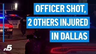 Officer shot, two others injured in Dallas shooting | NBCDFW