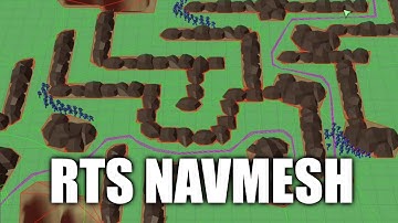 RTS | PathFinding with a Constrained Delaunay Triangulation Navmesh
