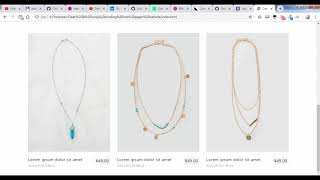 Long scroll one pager e-commerce website using bootstrap