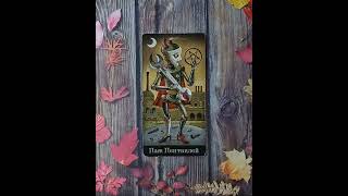 Для начинающих.Таро безумной луны.Карты двора.Паж Пентаклей