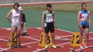 20170430群馬高校総体中北毛部区予選女子100m1組