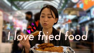 KOREAN STREET FOOD VLOG #1// Gwangjang Market, Seoul