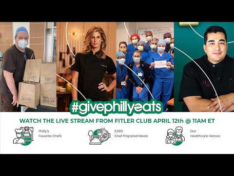 #GivePhillyEats Live Stream - Sunday 4/12/20