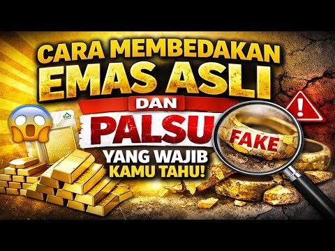 CARA MEMBEDAKAN EMAS ASLI DAN PALSU YANG WAJIB KAMU TAHU | 081234220484
