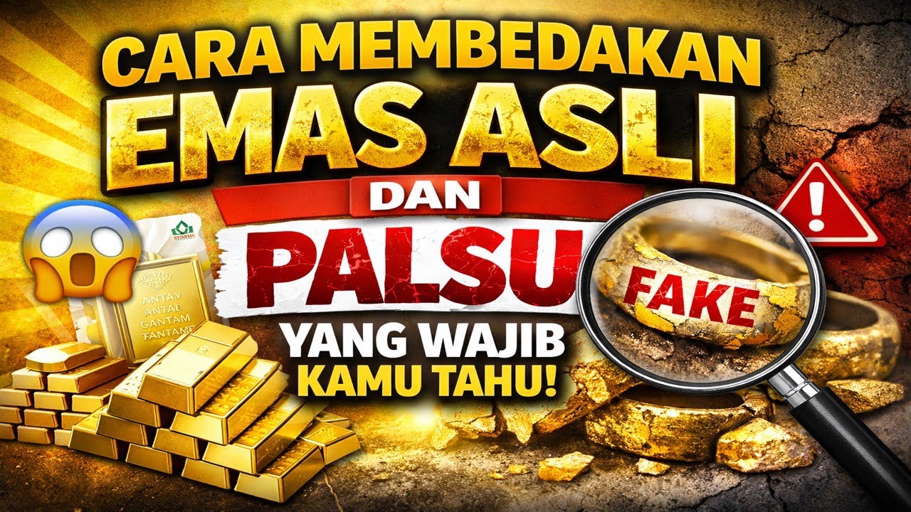 CARA MEMBEDAKAN EMAS ASLI DAN PALSU YANG WAJIB KAMU TAHU