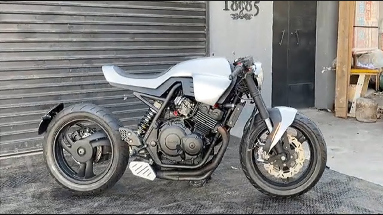 Honda CB400 ★ Cafe Racer Build ЗАМЕДЛЕННАЯ ЗАДЕРЖКА - С самого начала.