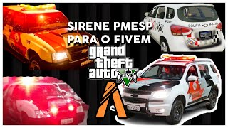 SONS DE PNEU E SIRENE PARA GTA 5 E FIVEM #V3