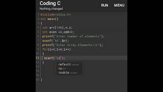 How Count Even & Odd Elements in an Array🔥🧠?#coding #codeadventure #programming #css#cpp#shortsfeed