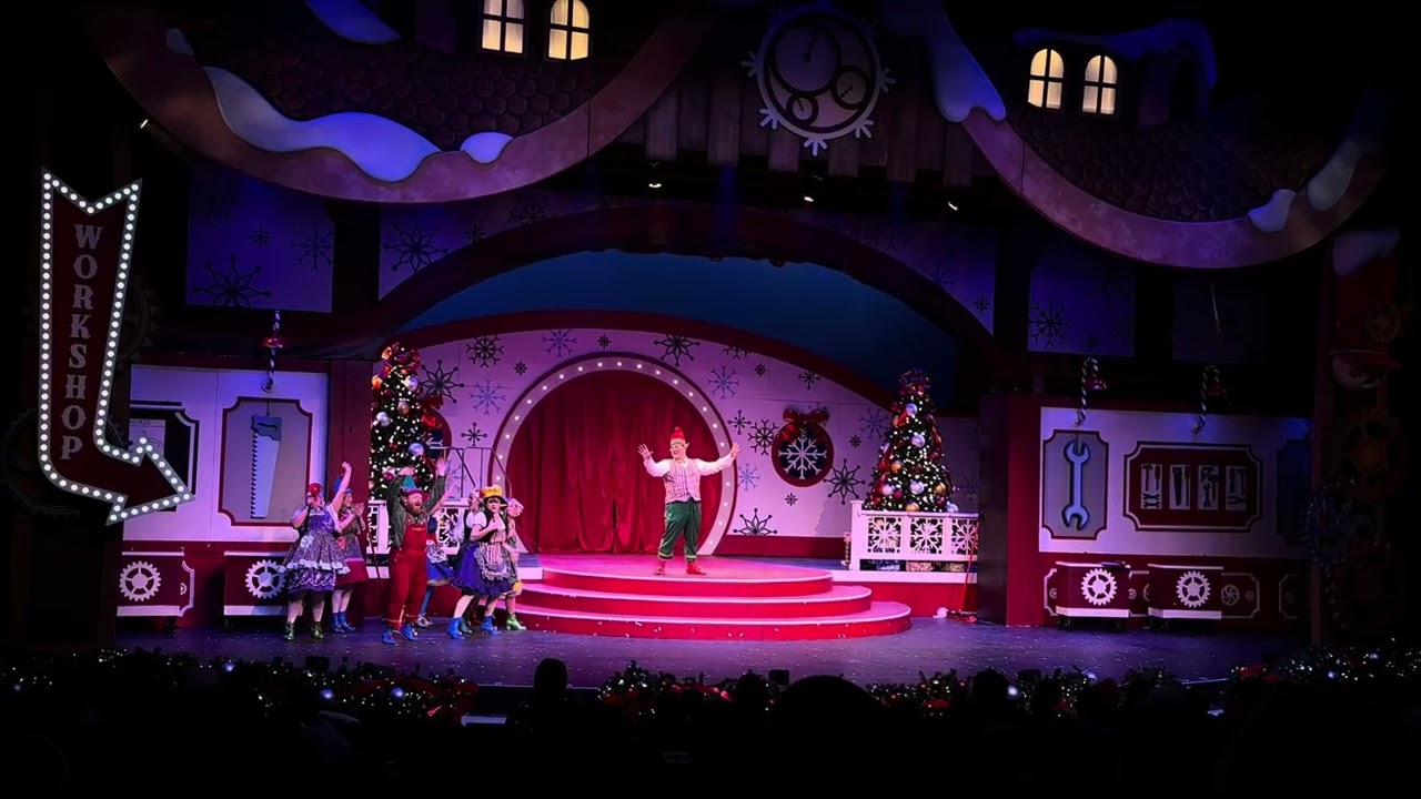 Открытие шоу-шоу «Jingle Bell Ball» на острове Кинг-Айленд в 2025 году