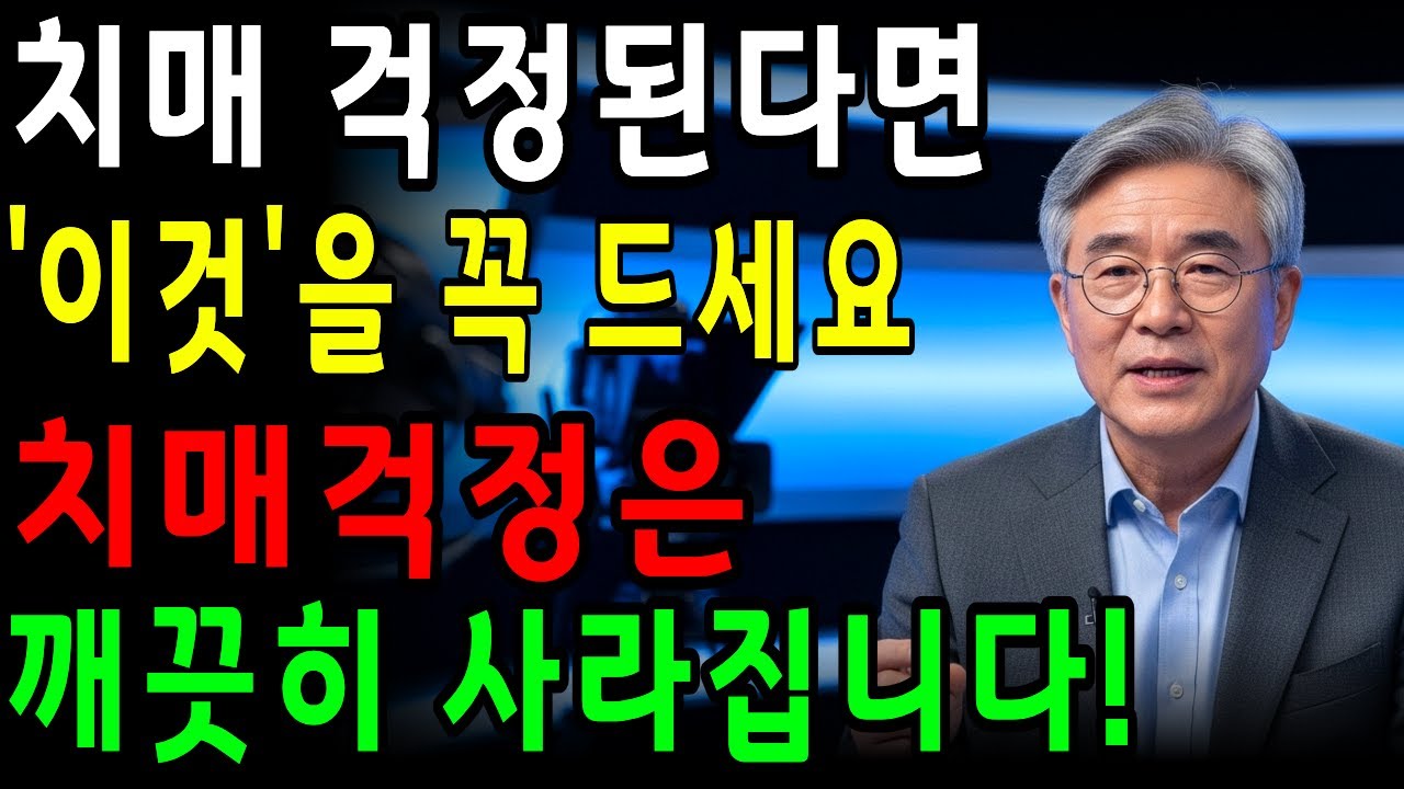 달걀보다 이게 더 효과적! 나이 들어도 기억력 폭발하는 비밀, 치매 예방 뇌·혈관 건강의 핵심