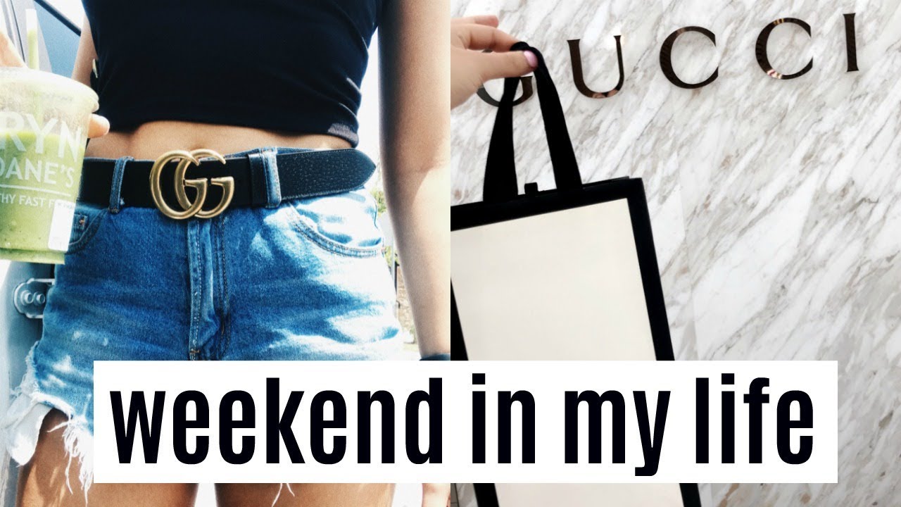 taking “treat yo self” a little too far…. | weekend in my life - YouTube Brooke Miccio