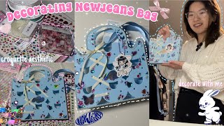 Decorating My NewJeans Album 🎀 | Bunny Beach Bag Deco, Get Up Album, Short Unboxing, Croquette, Y2K