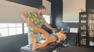 Muscle Testing Session for Nutritional Supplementation with Chiropractor