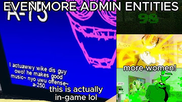 EVEN MORE Admin Entities... | ROOMS: Low Detailed