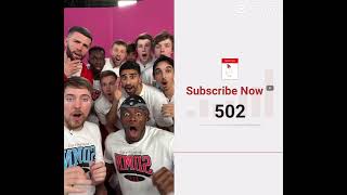 MrBeast reaction to my 500 Subscriber